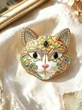 Kitty Cat Brooch NEW